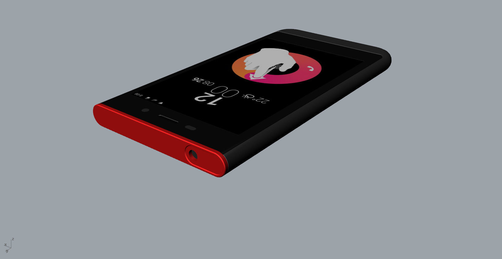 Obi Worldphone SJ1-5 black customizable design 3D print model_12