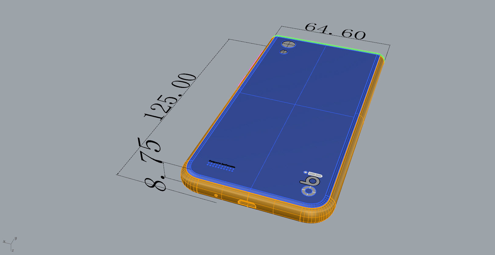 Obi Worldphone SJ1-5 black customizable design 3D print model_33