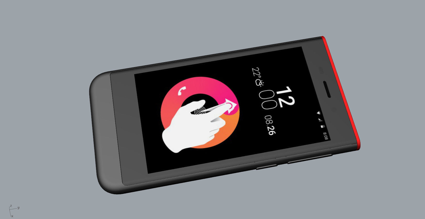 Obi Worldphone SJ1-5 black customizable design 3D print model_14