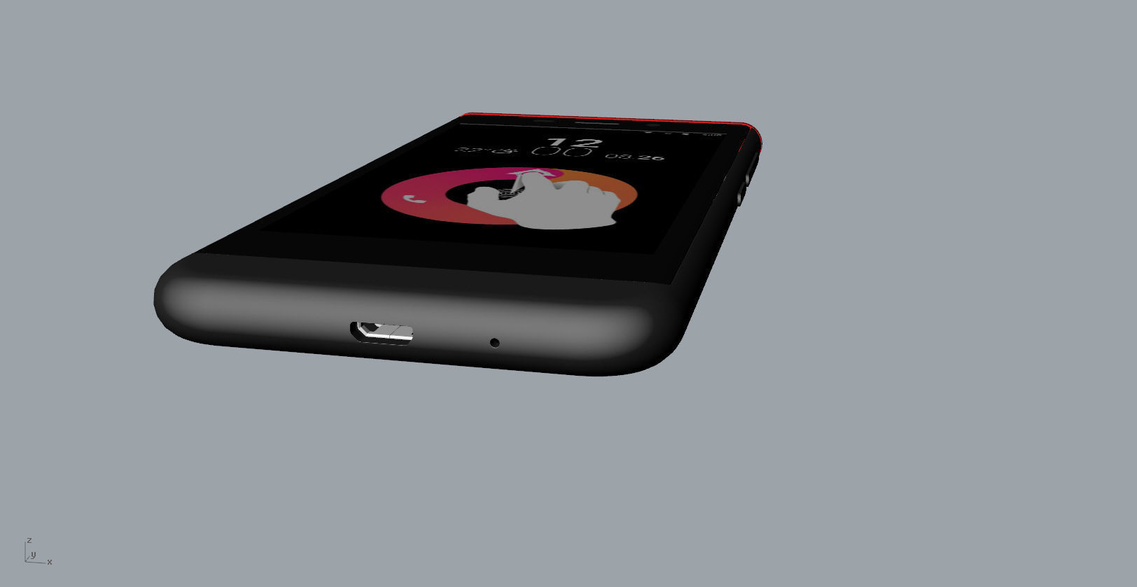 Obi Worldphone SJ1-5 black customizable design 3D print model_6