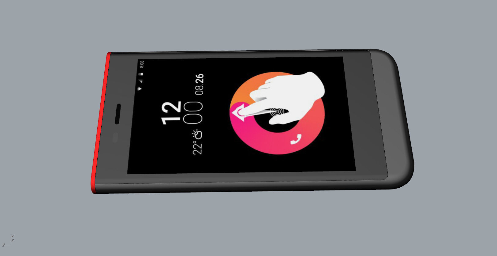 Obi Worldphone SJ1-5 black customizable design 3D print model_9