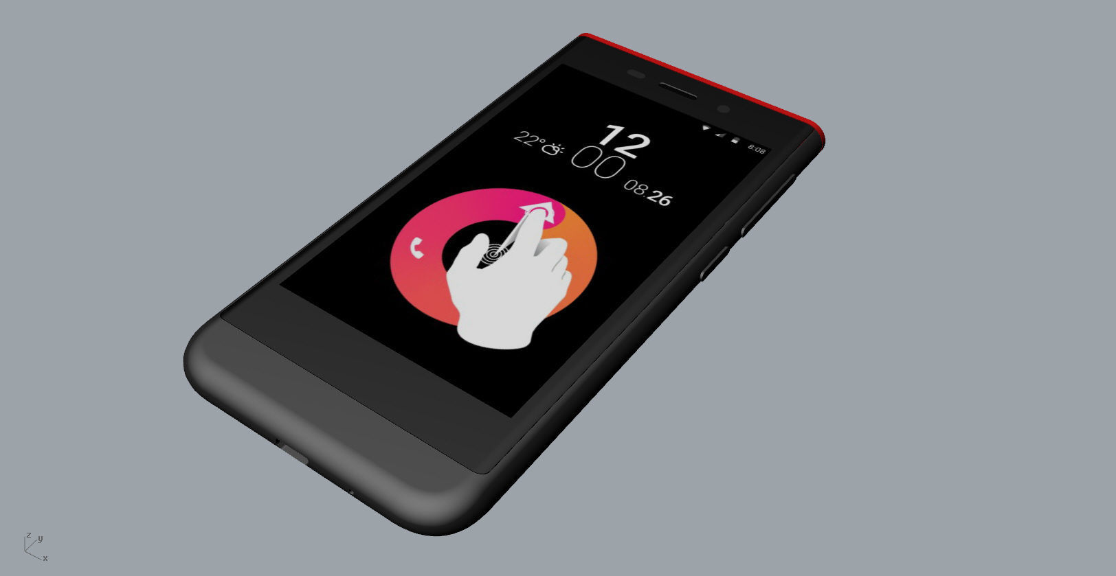 Obi Worldphone SJ1-5 black customizable design 3D print model_15