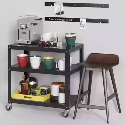 CB2 Exclusive rolling cart