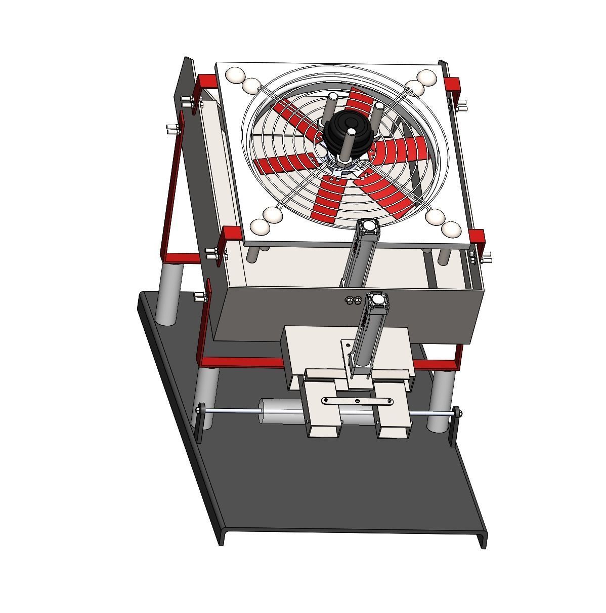 Strong wind removal machine 3D model_4