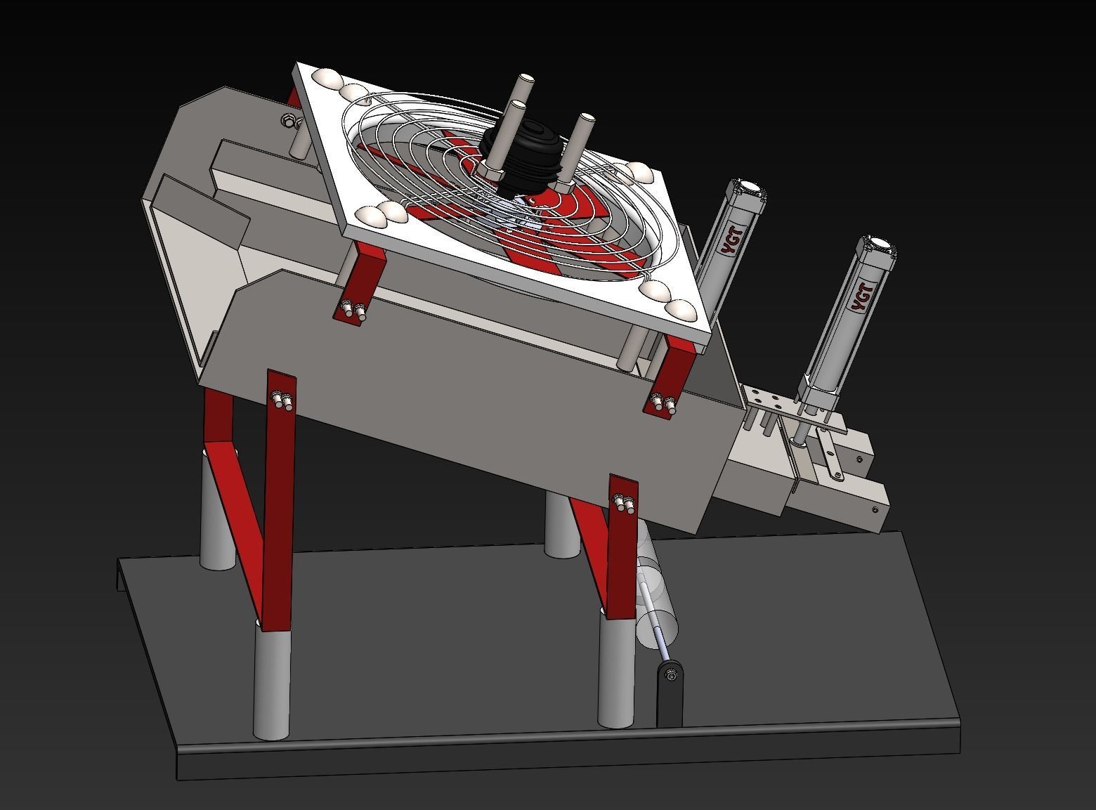 Strong wind removal machine 3D model_6
