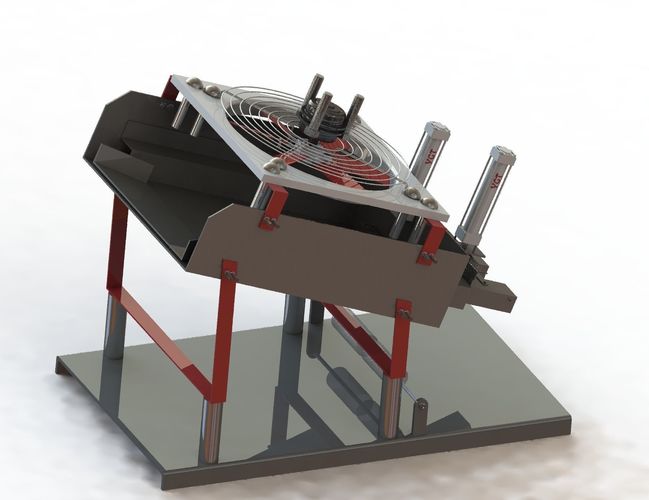 Strong wind removal machine 3D model