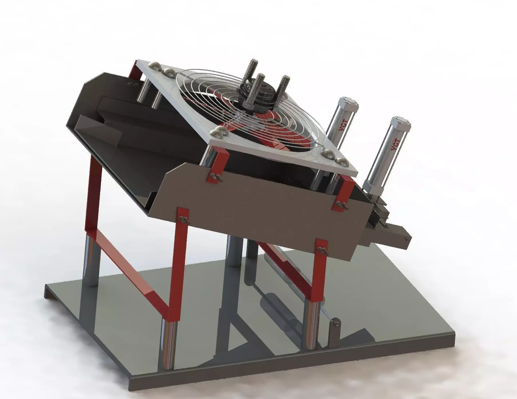 Strong wind removal machine 3D model_0