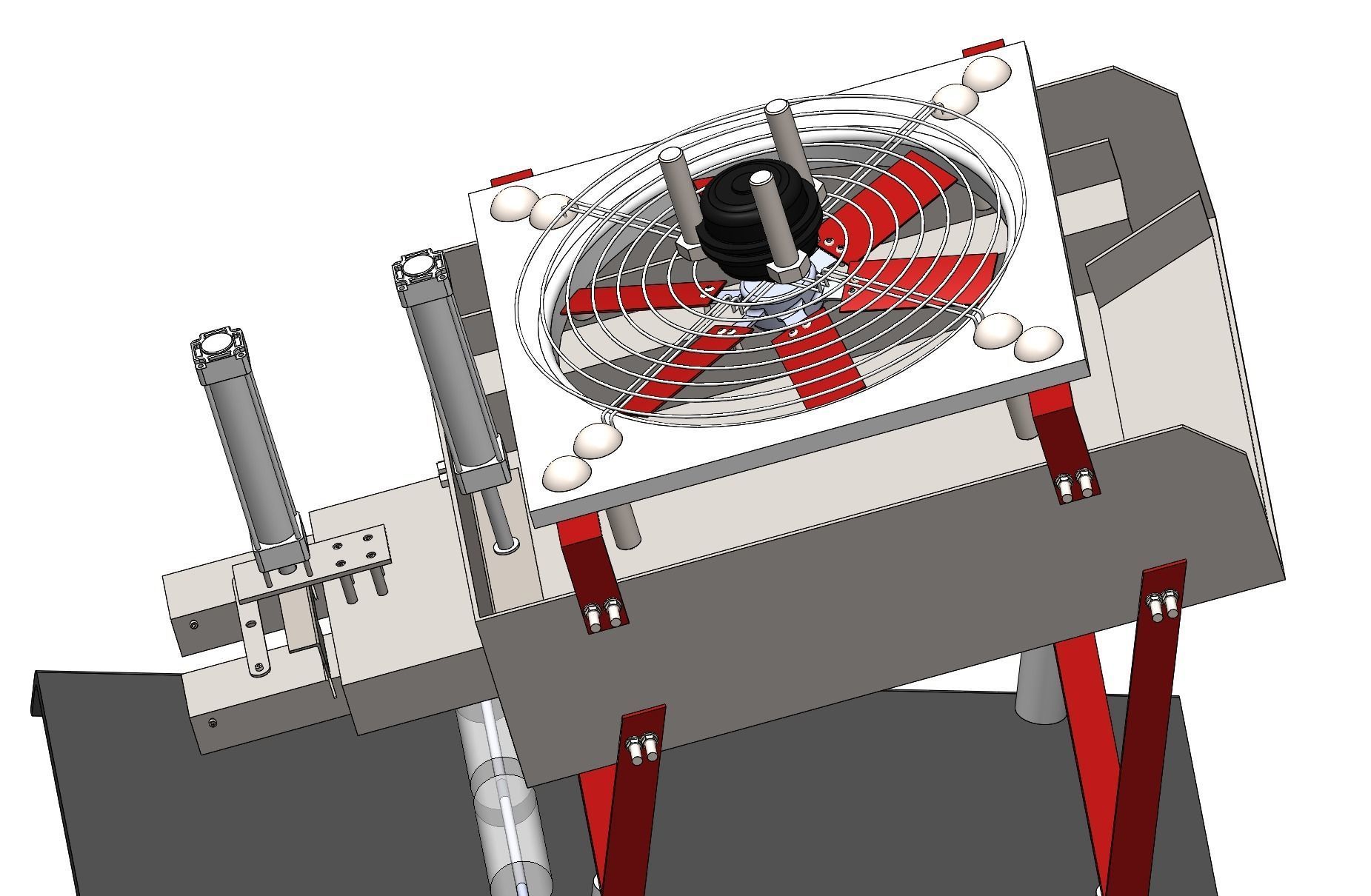 Strong wind removal machine 3D model_2