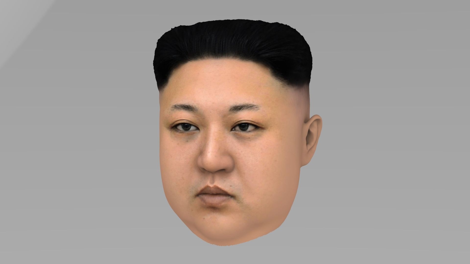 Kim Jong-un 3D model_1