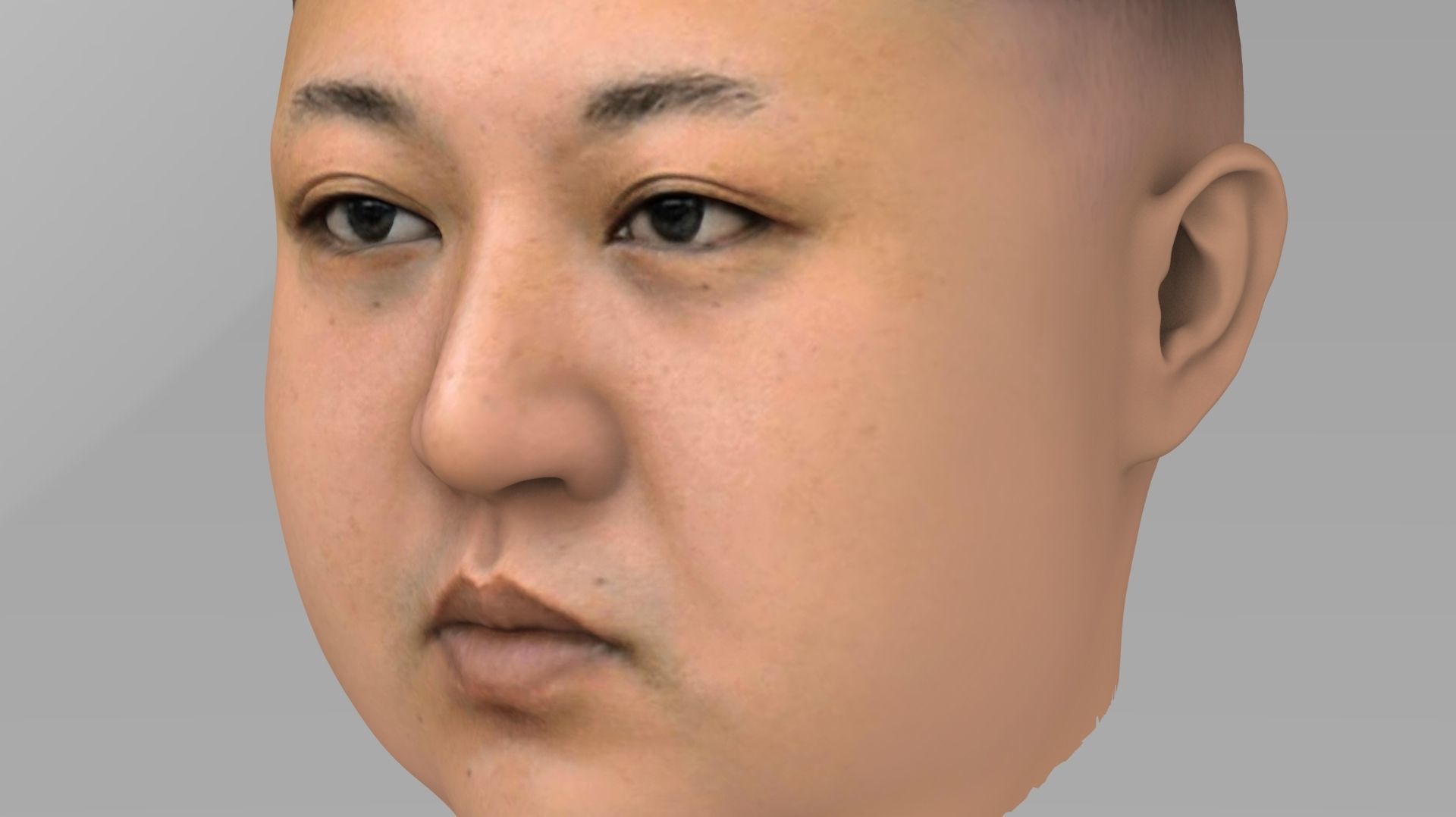 Kim Jong-un 3D model_16