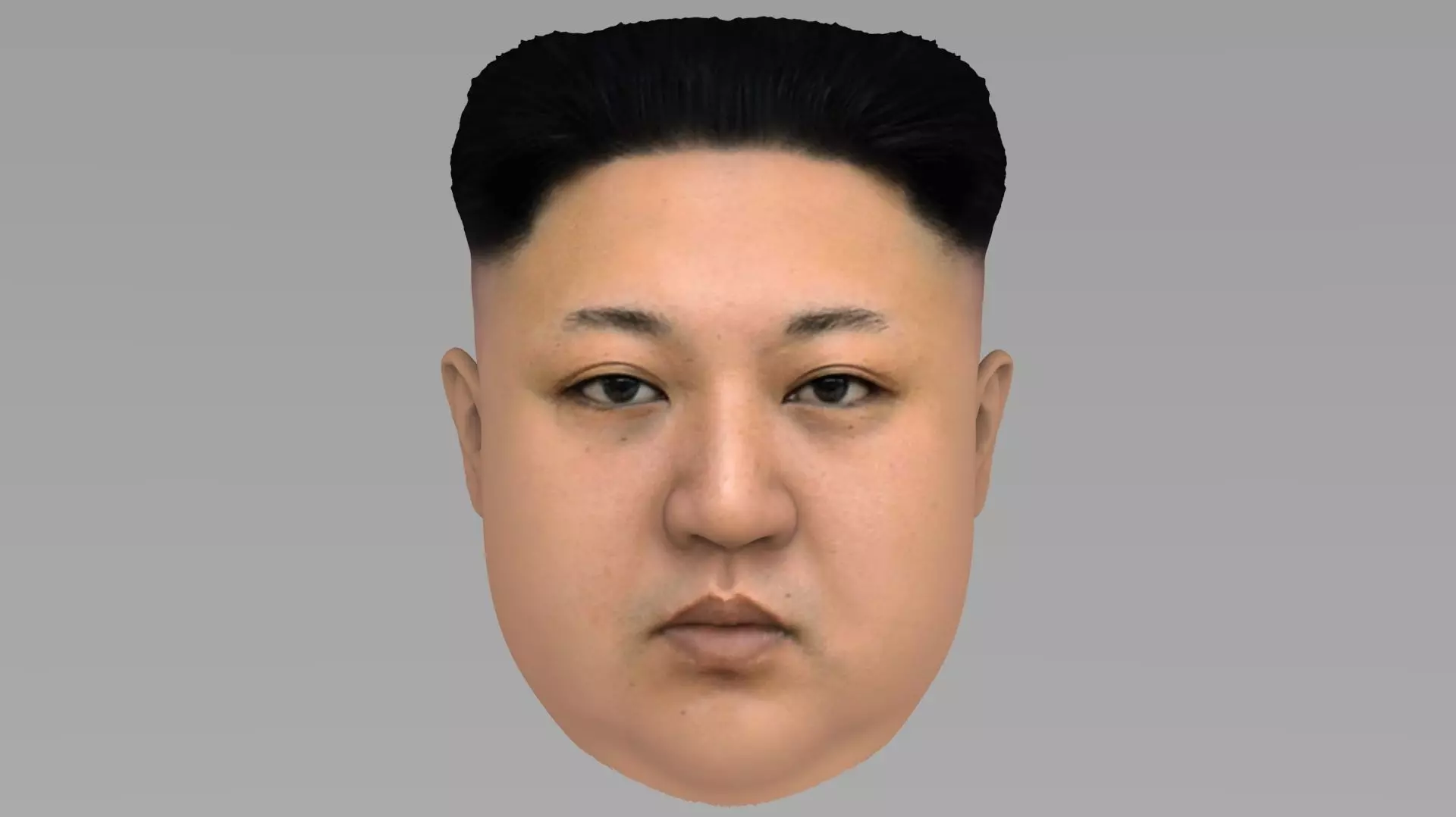 Kim Jong-un 3D model_0