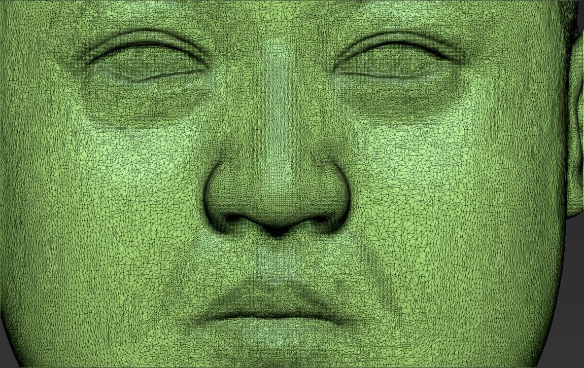 Kim Jong-un bust 3D printing ready stl obj formats 3D print model_28