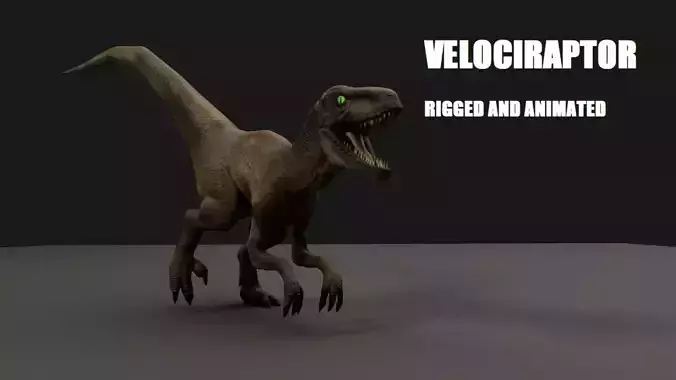 Velociraptor Rigged