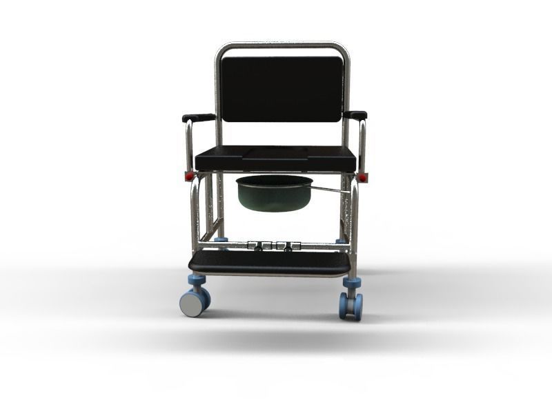 shower chair 3D model_3