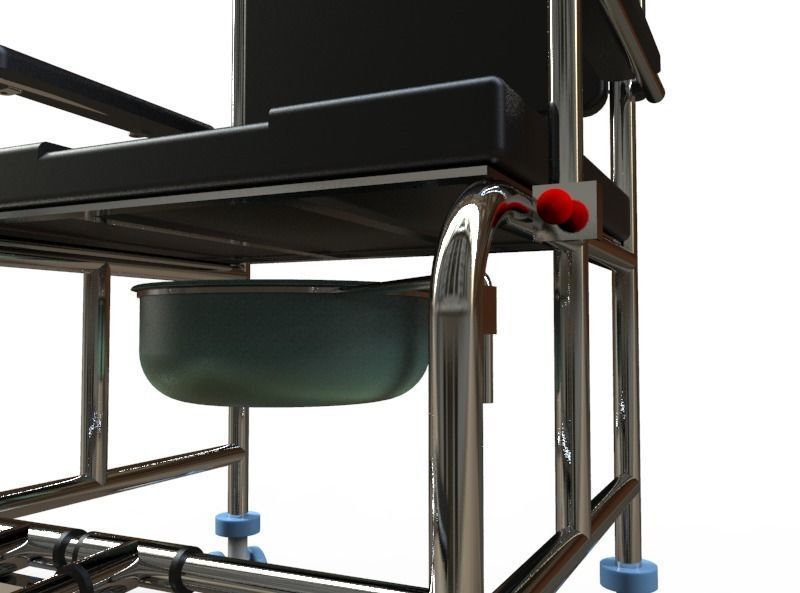 shower chair 3D model_8