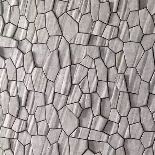 Panel white decorative