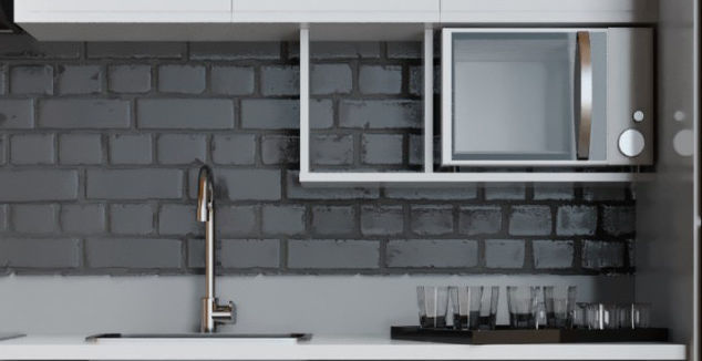 Modern kitchen 3D model_4