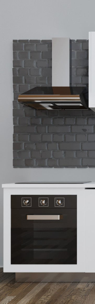 Modern kitchen 3D model_3