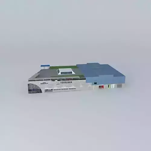 Plaza Shopping Center Free 3D model