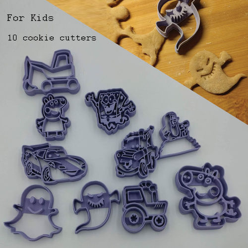 COOKIE CUTTERS FOR KIDS  3D print model