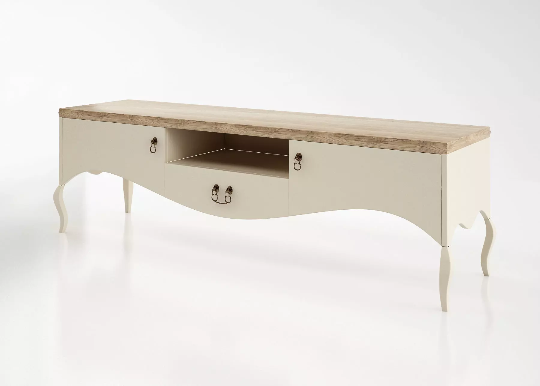 classic minimalism old tv table 1 3D model