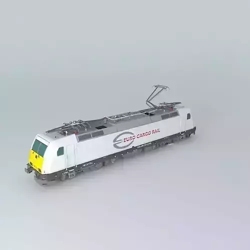 Bombardier - TRAXX F140 MS / Euro Cargo Rail livery Free 3D model