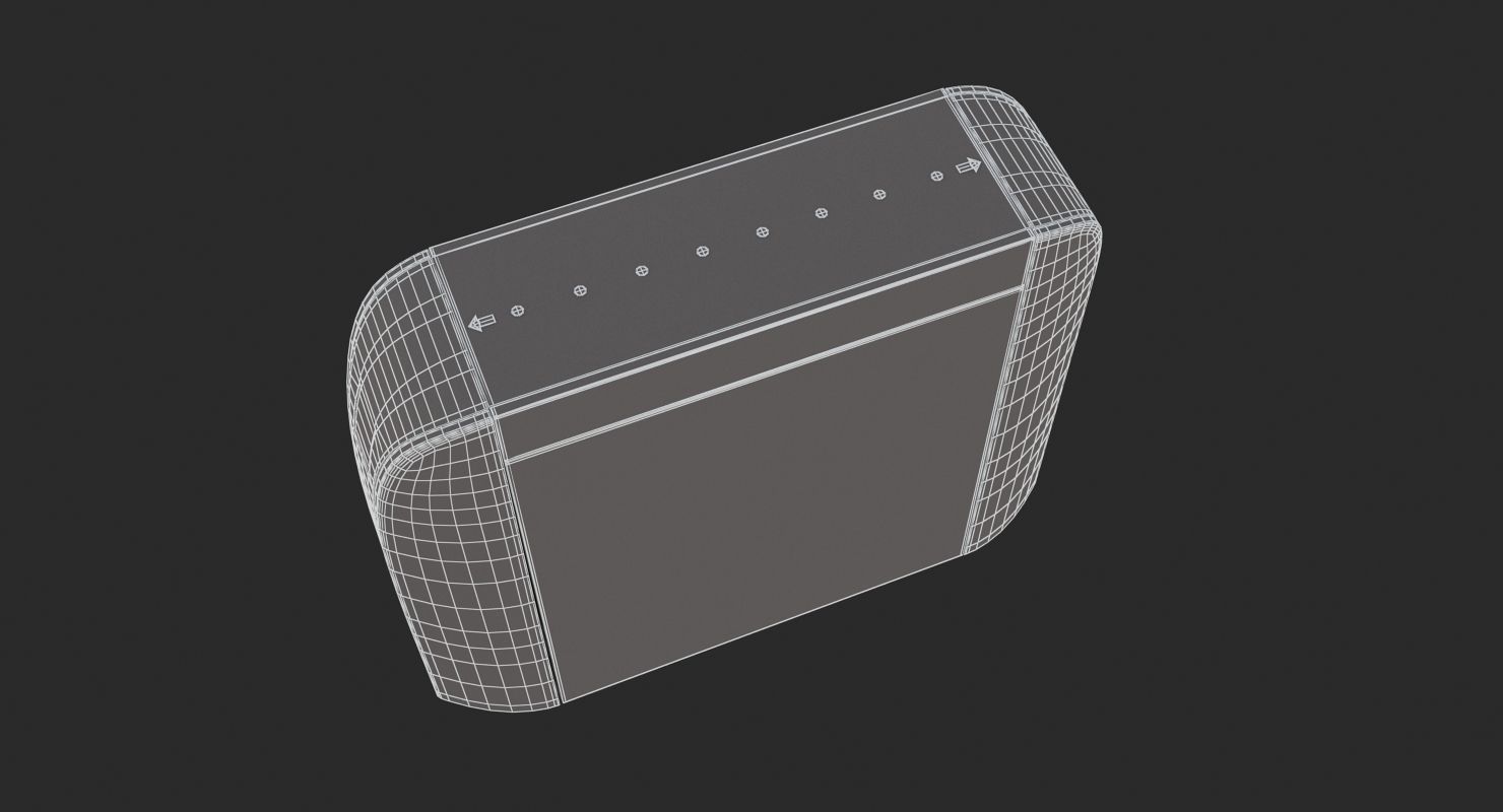 Automatic Turnstiles Gate 3D model_9