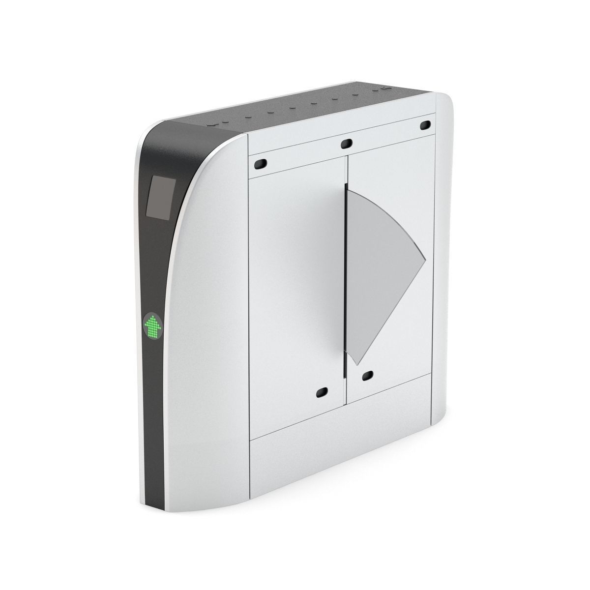Automatic Turnstiles Gate 3D model_1