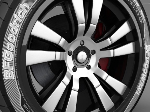 Wheel concept 2 3D model_2