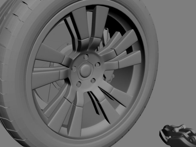 Wheel concept 2 3D model_5