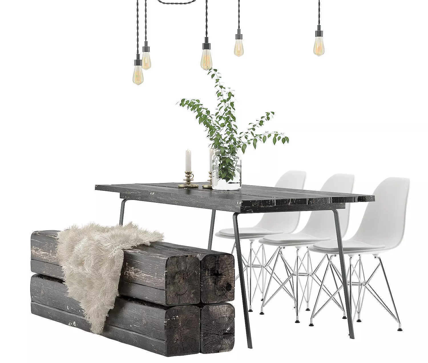 Dining Furnitures Set 18 3D model_0