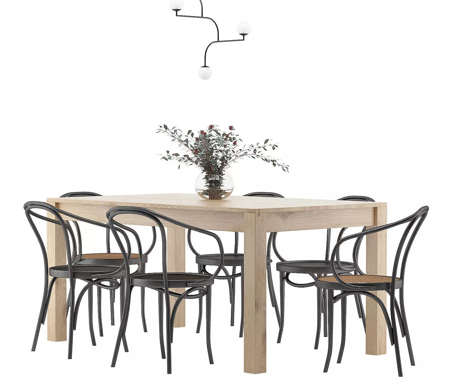 Dining Furnitures Set 19 3D model_0