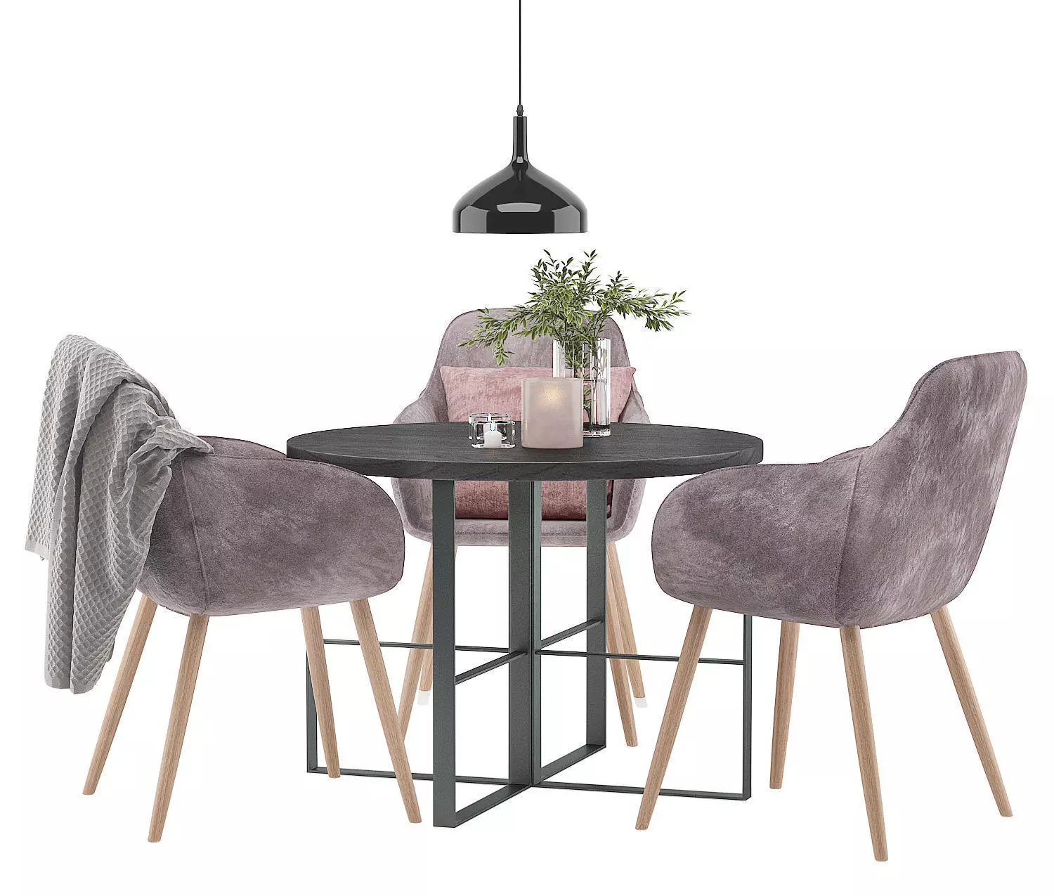 Dining Furnitures Set 20 3D model_0