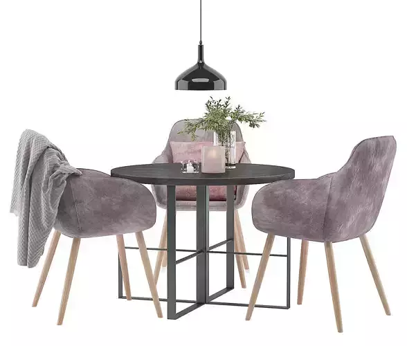 Dining Furnitures Set 20 3D model