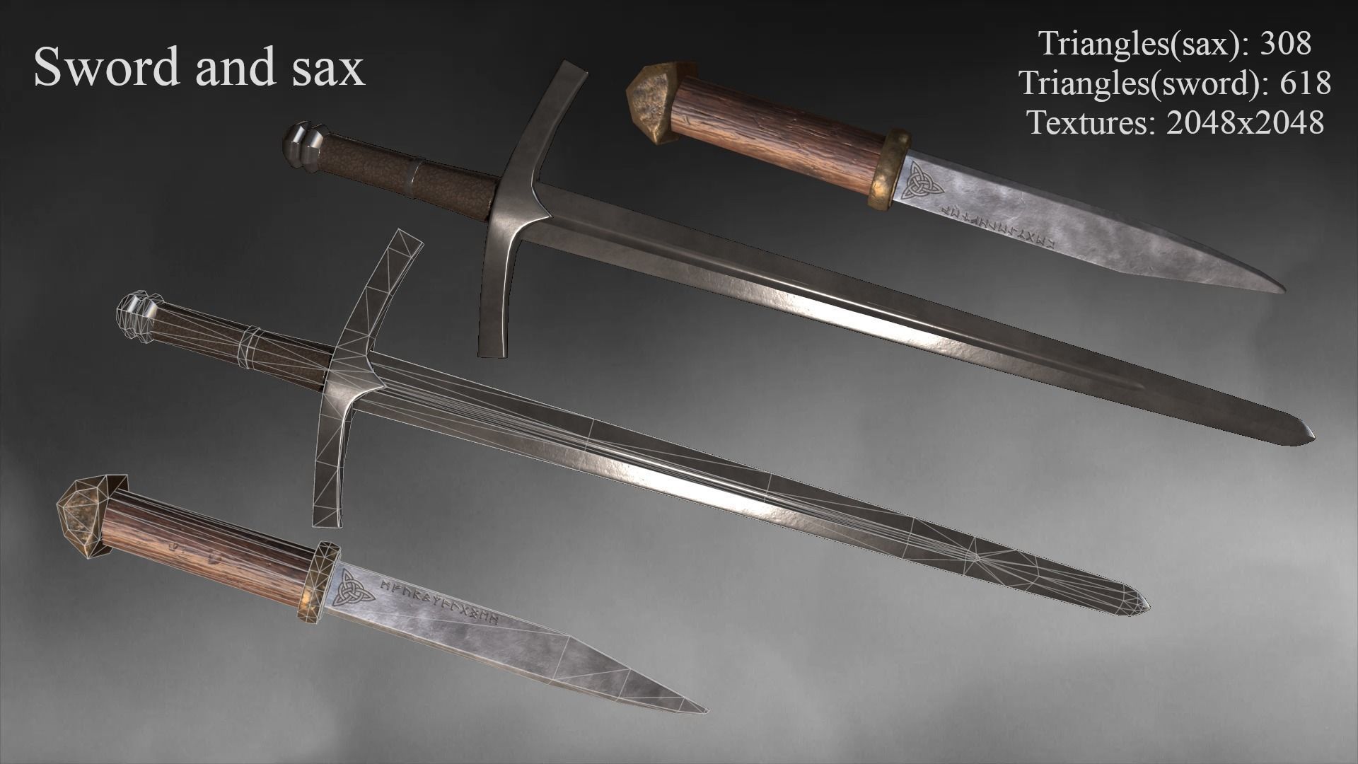 Medieval pack PBR Low-poly 3D model_3