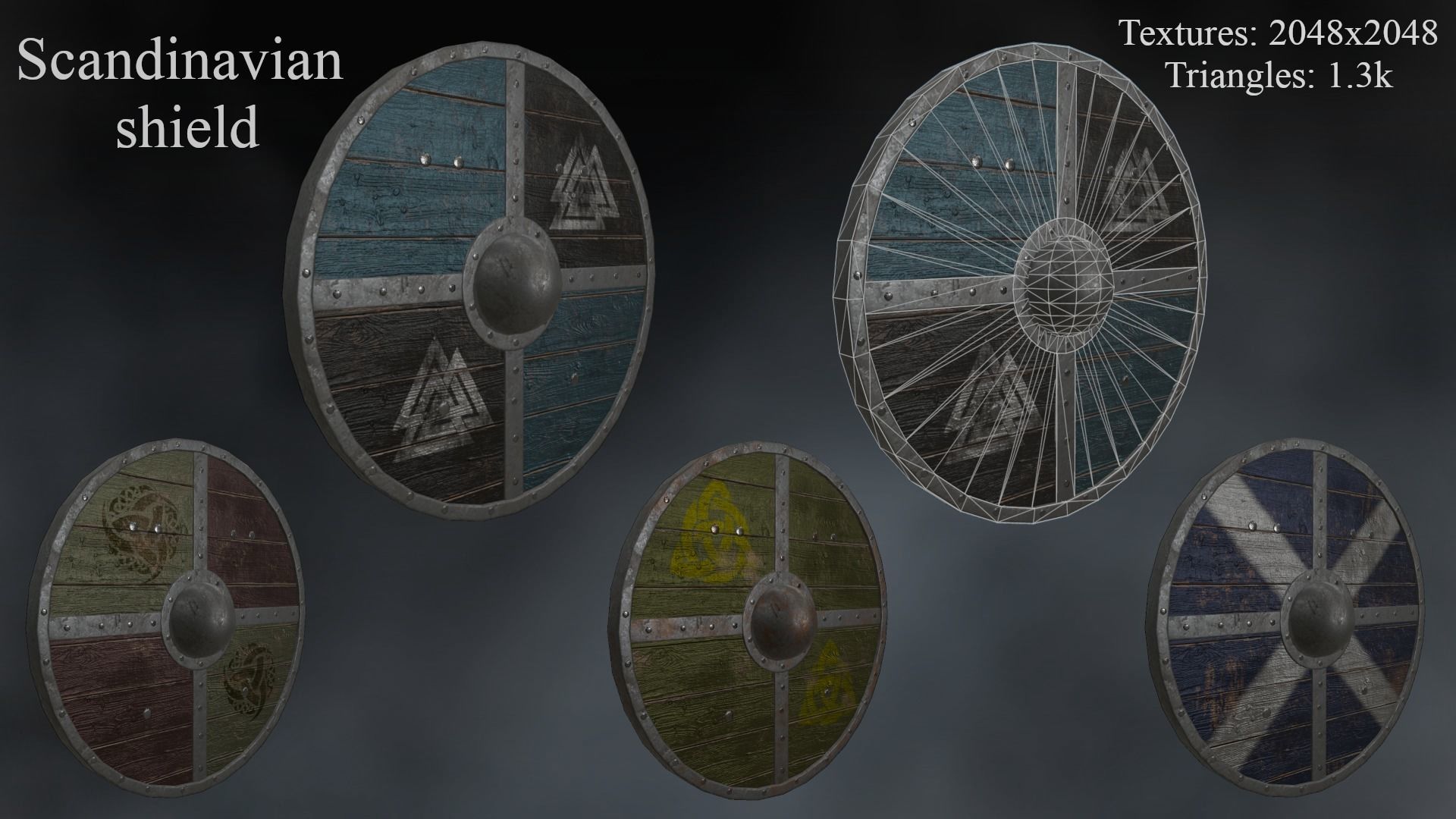 Medieval pack PBR Low-poly 3D model_5