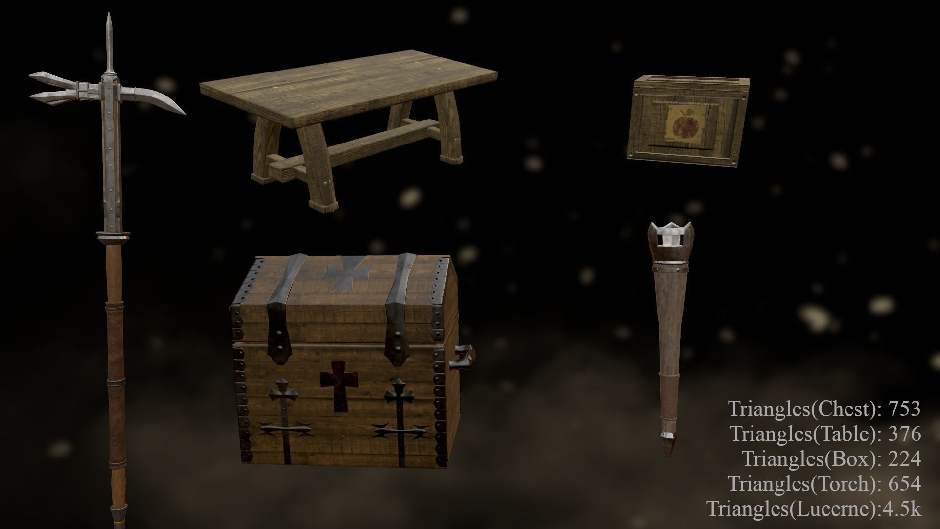 Medieval pack PBR Low-poly 3D model_2