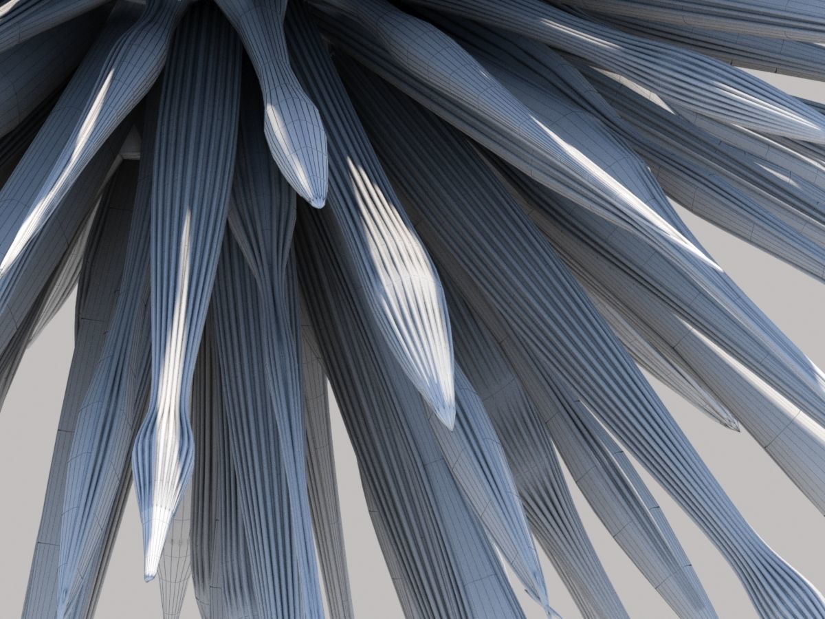 color glass sculpture 3D model_3