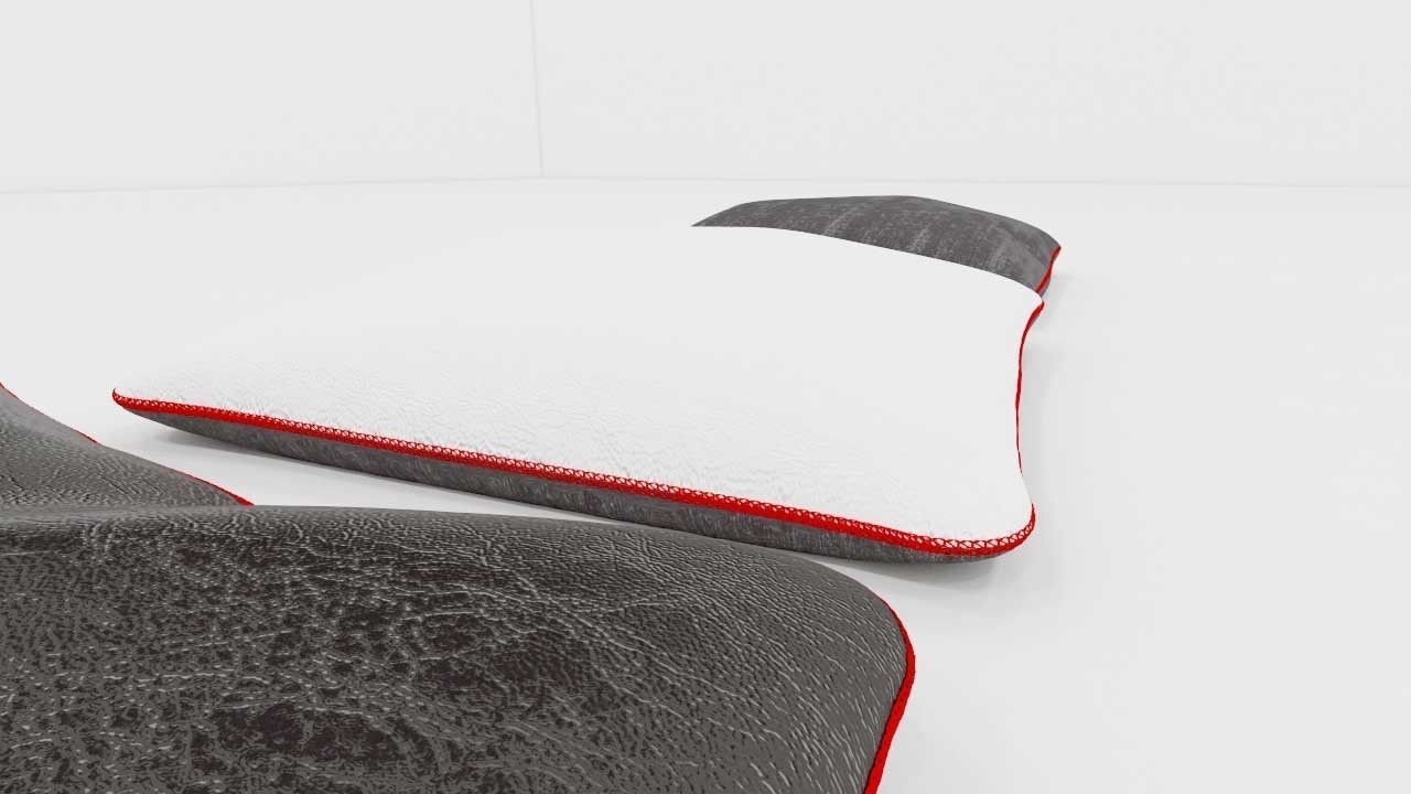 linea oda cojines  Free low-poly 3D model_2