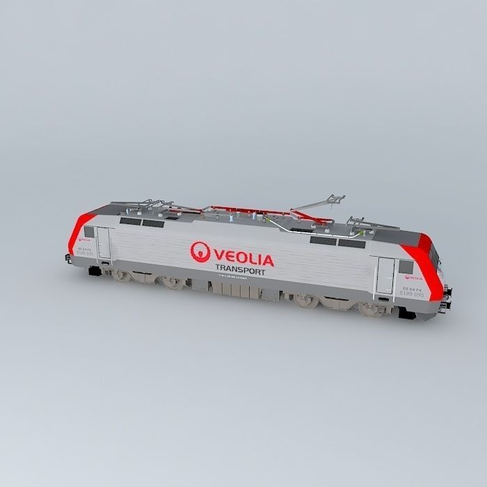 Siemens - ES 64 F4 / Series 189 / Veolia Livery Free 3D model_1
