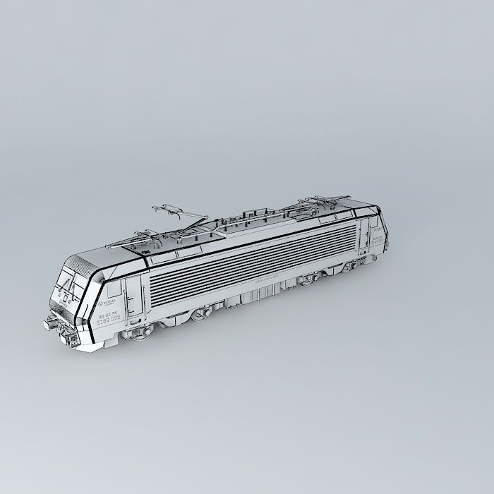 Siemens - ES 64 F4 / Series 189 / Veolia Livery Free 3D model_3