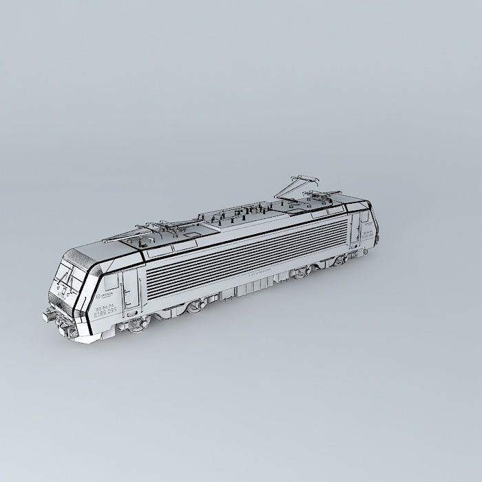 Siemens - ES 64 F4 / Series 189 / Veolia Livery Free 3D model_4