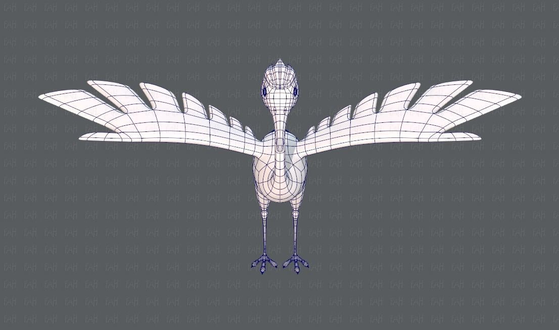 Crane V01 Low-poly 3D model_25