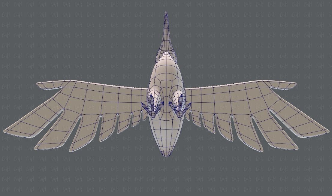 Crane V01 Low-poly 3D model_36