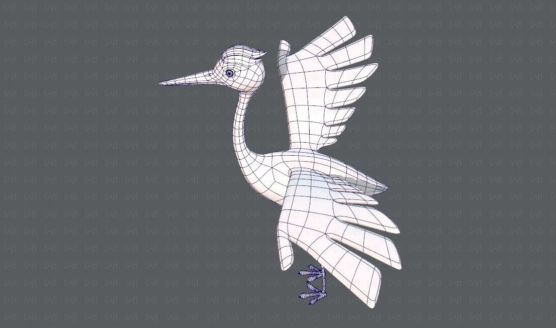 Crane V01 Low-poly 3D model_31