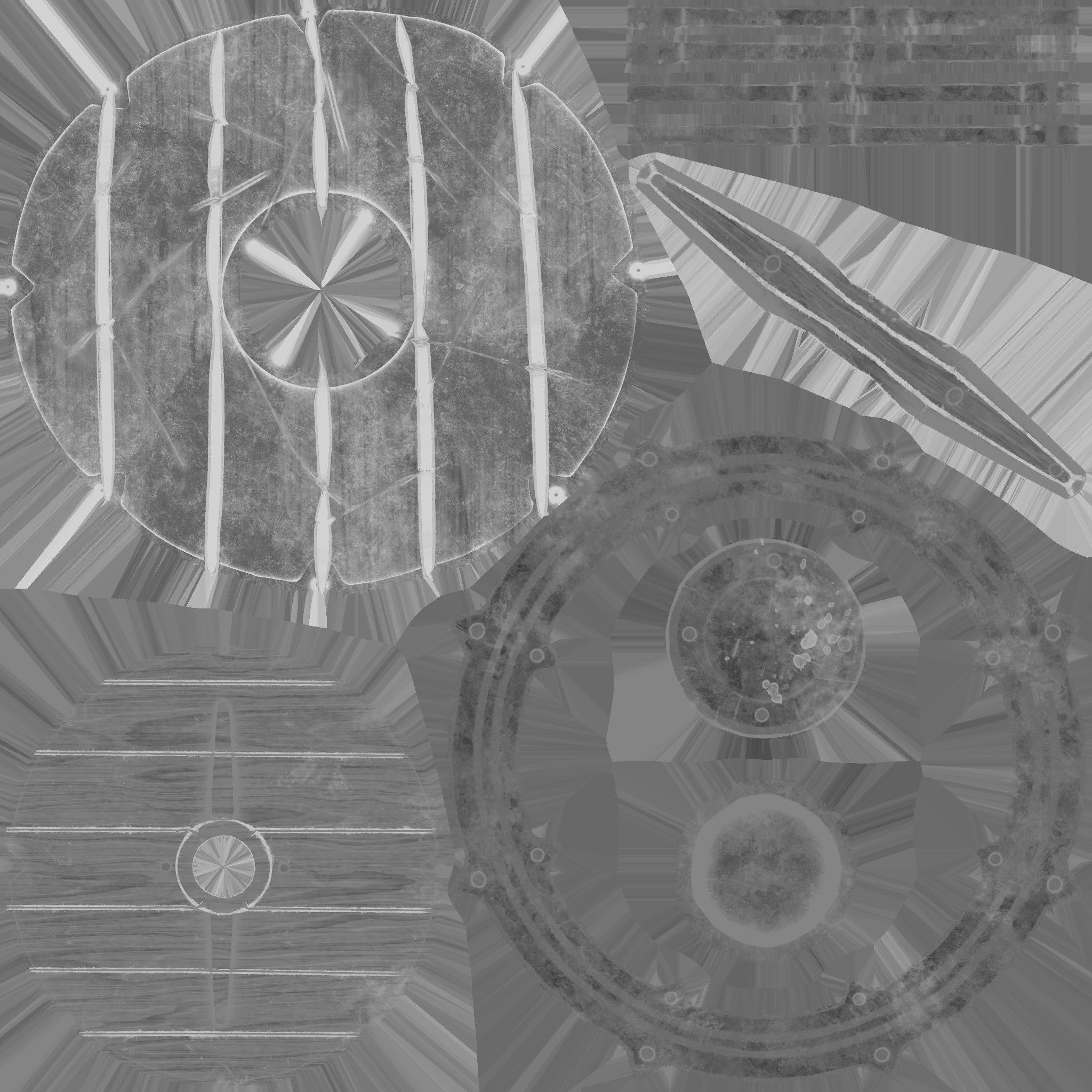 Viking Fantasy Shield - Low Poly Asset  Low-poly 3D model_16