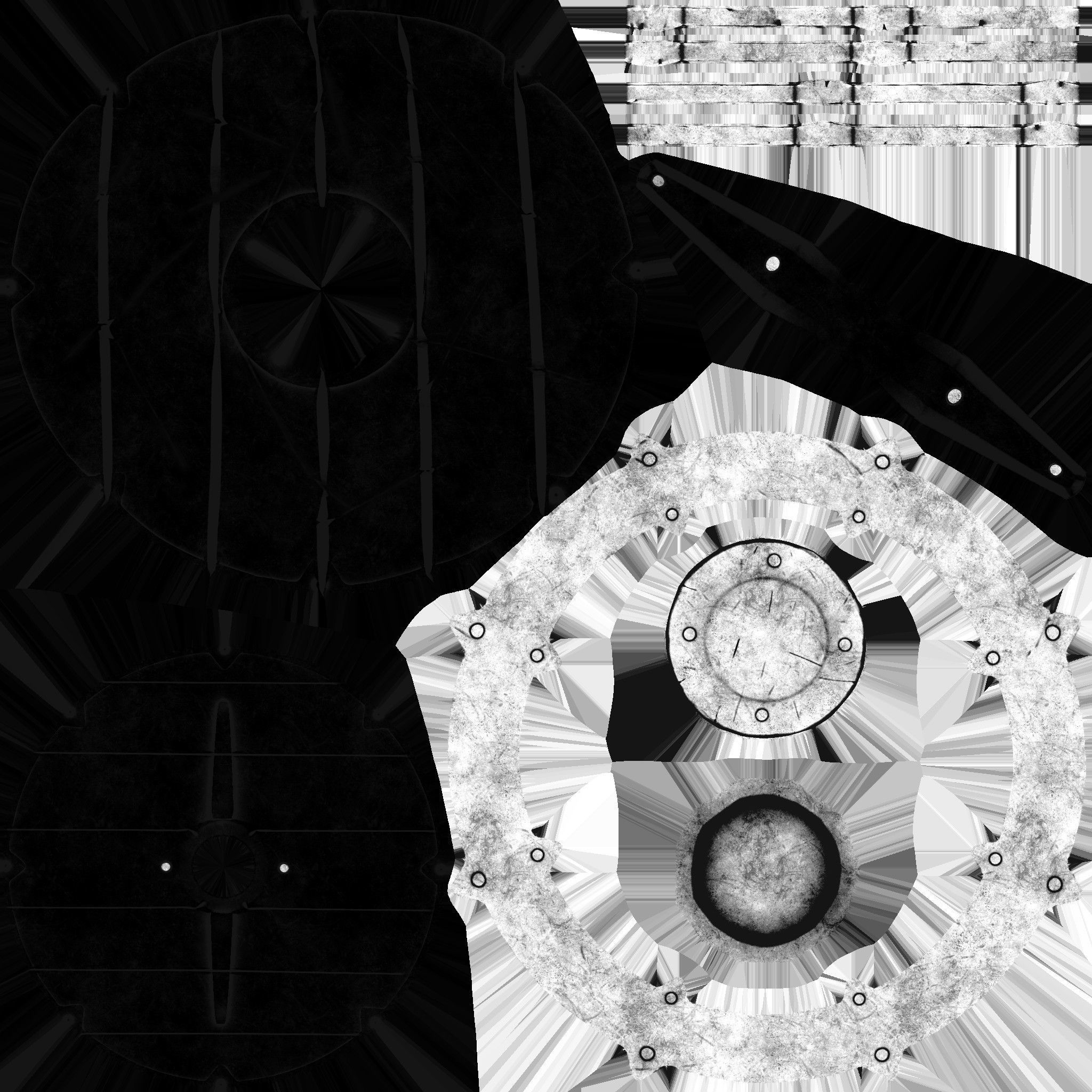 Viking Fantasy Shield - Low Poly Asset  Low-poly 3D model_14