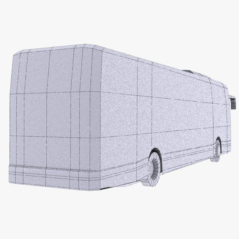 Temsa Maraton Low Poly Low-poly 3D model_8