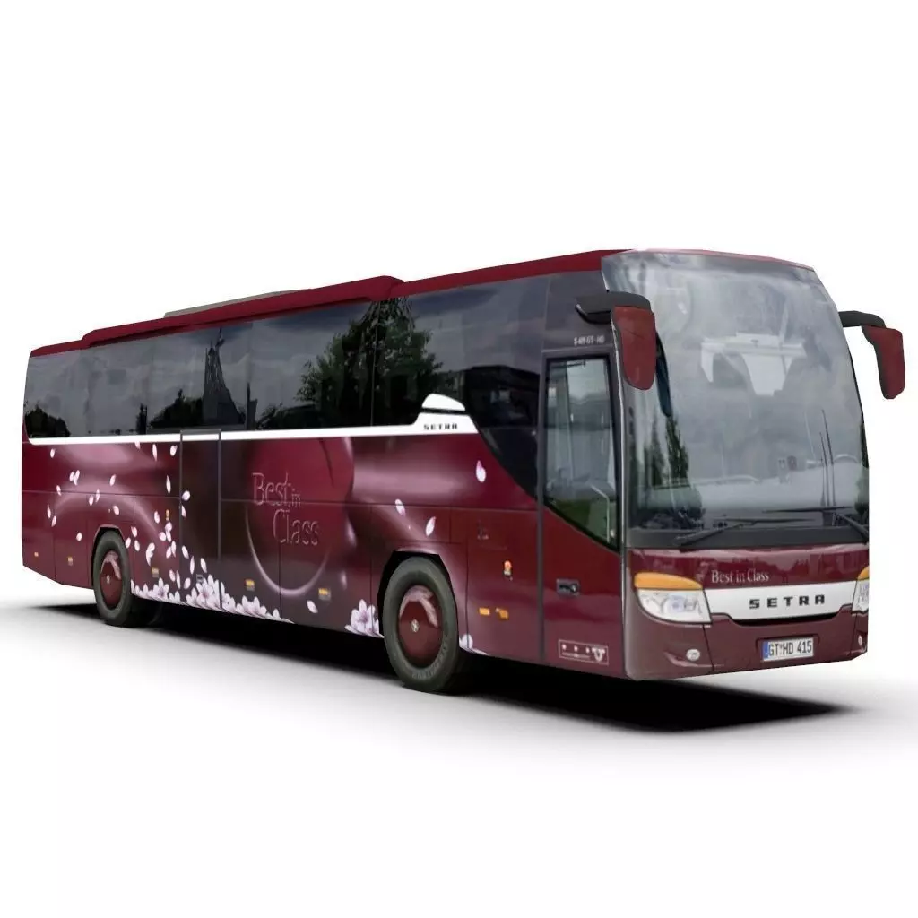Setra S 415 GT-HD Low-poly 3D model