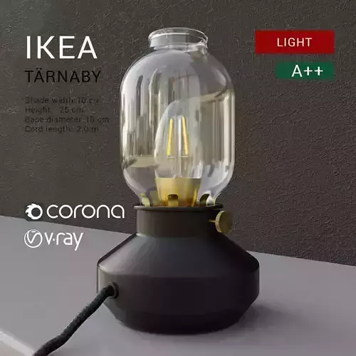 Tarnaby2018 vintage lamp - gold